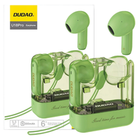 bezprzewodowe słuchwaki tws dudao u18pro bluetooth 5.3 - zielone