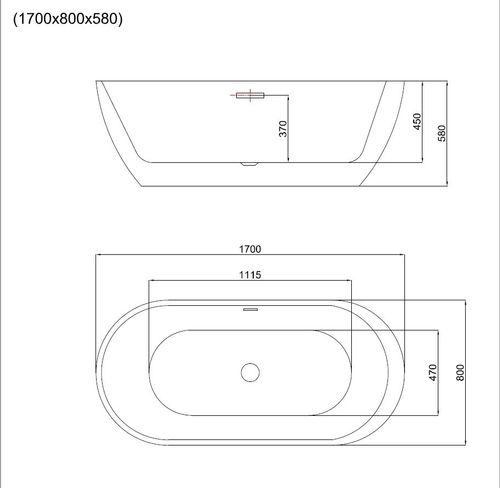 Wanna wolnostojąca VERO 170 na Arena.pl