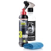 pasta polerska do lakieru menzerna ff 3000 + alkohol izopropylowy ipa