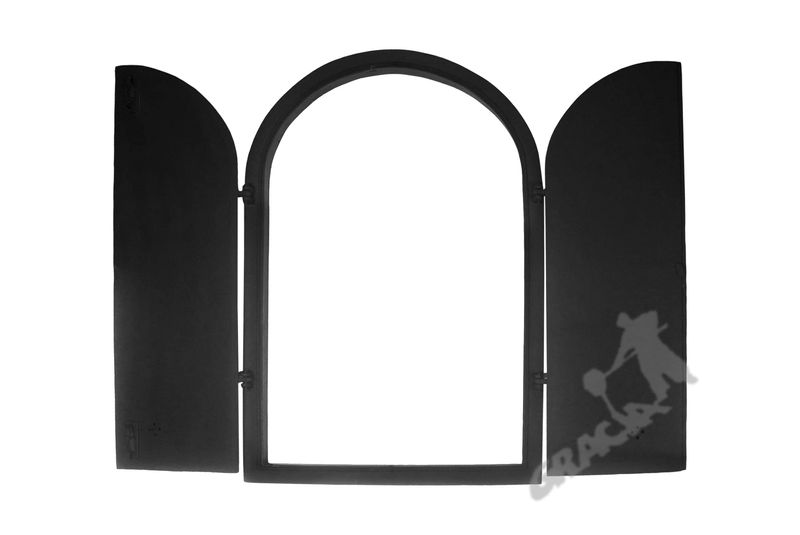 DRZWI A8 - 115X78 CM + TERMOMETR 0-250°C ŻELIWNE DO WĘDZARNI CHLEBOWE zdjęcie 3