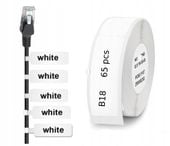 NIIMBOT ETYKIETY Naklejki do B18 BIAŁE do KABLI