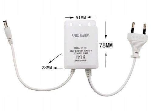 Zasilacz Kamery IP 12V 2A 2000mA na Arena.pl