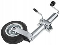 KÓŁKO KOŁO podpora PODPOROWE Z UCHWYTEM obejmą 200kg MANEWROWE do przyczepy