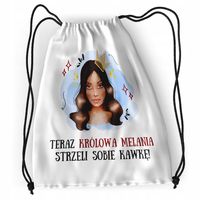 Plecak Dla Melanii Sportowy Szkolny Worek Torba Z Nadrukiem Ze Zdjęciem
