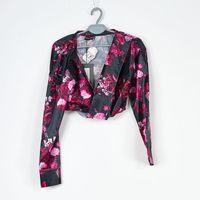 BLUZKA DAMSKA W KWIATY PRETTYLITTLETHING ROZMIAR 36