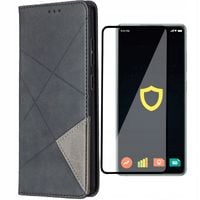 ETUI Z KLAPKĄ ZAPS ORIGAMI DO GALAXY S21+ + FOLIA