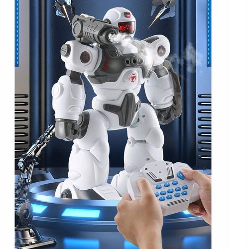 MULTIFUNKCYJNY ROBOT STEROWANY STRZELA STRZAŁKAMI PARĄ PILOT PROGRAMOWANIE na Arena.pl