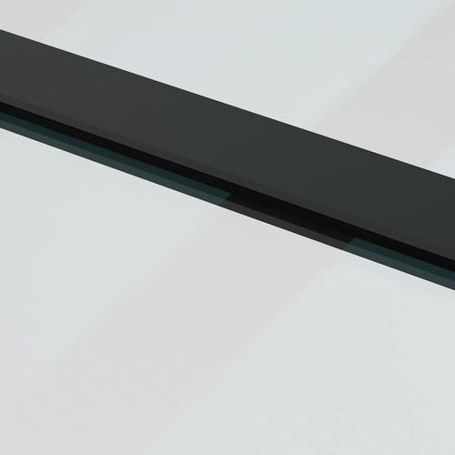 Drzwi przesuwne z zestawem okuć czarne 102x205 cm ESG szkło na Arena.pl