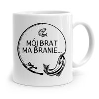 Kubek Prezent Dla Brata Mój Brat Ma Branie... Z Nadrukiem Ze Zdjęciem
