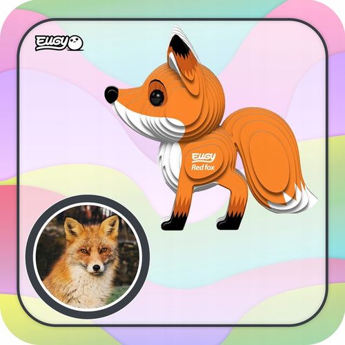 Lis Eugy. Eko Układanka Puzzle 3D na Arena.pl