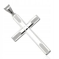 Krzyżyk srebrny bez wizerunku duży srebro pr.925