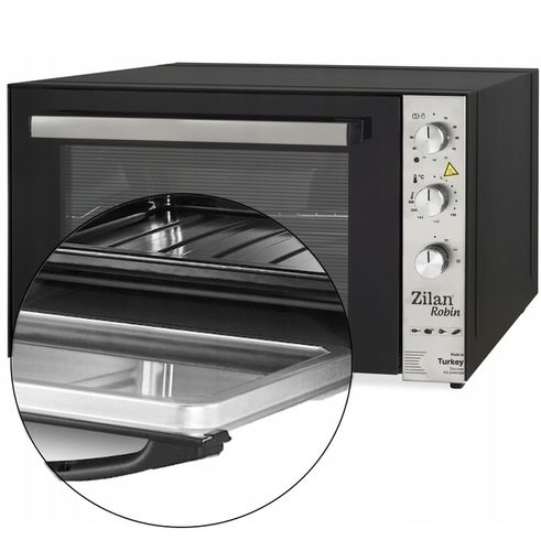 PIEKARNIK ELEKTRYCZNY MINI GRILL TIMER CZARNY 2000W 70L na Arena.pl