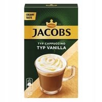 Jacobs Cappuccino Vanilla Kawa rozpuszczalna 12gx8