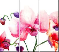 90CM 80 OBRAZ 3 ELEM STORCZYKI ŚCIENNY