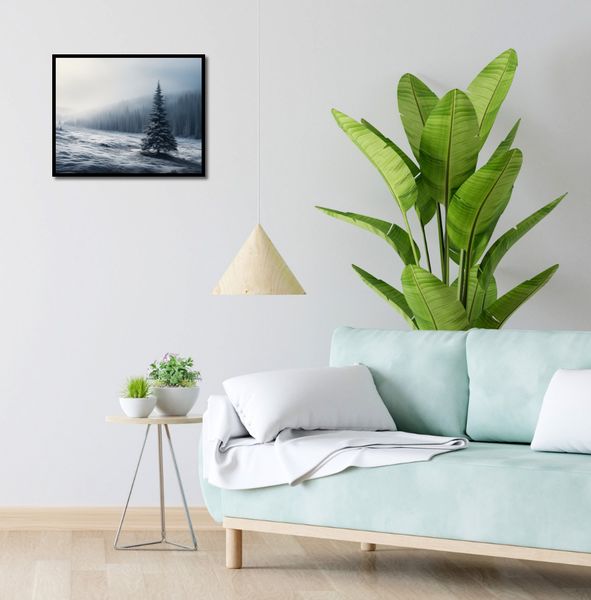 Plakat 50x40cm Samotna Choinka zdjęcie 4