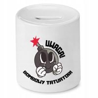 Dla Tatuażysty Prezent Skarbonka Bombowy Tatuator Z Nadrukiem Ze Zdjęciem