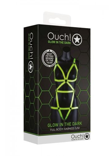 full body harness   gitd   neon green/black   s/m na Arena.pl