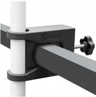 UCHWYT PARASOLA NA BALKON PORĘCZ BARIERKĘ MOCOWANIE DO BALUSTRADY SOLIDNY