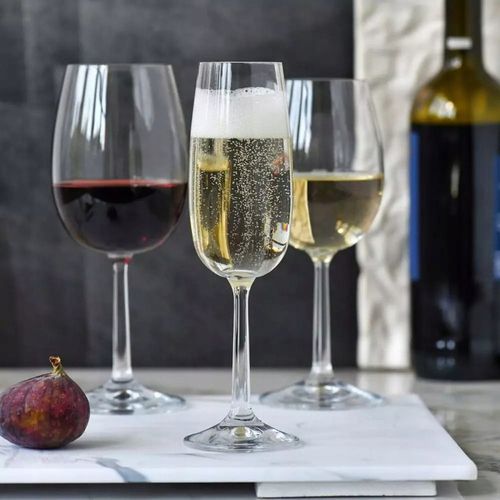 Kieliszki do Szampana Pure Korsno 6 x 170 ml z Wysoka Nóżką Klasyczne na Arena.pl