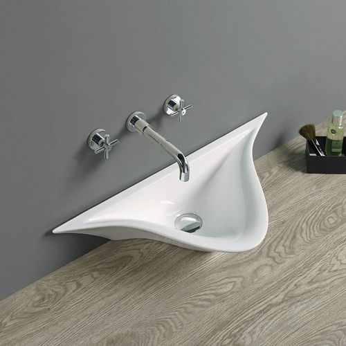 Umywalka Ceramiczna Ścienna CHLOE SLIM - REA na Arena.pl