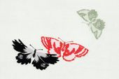 Plakat 60x40cm Butterfly 13, Sekka Japoński Vintage do Salonu