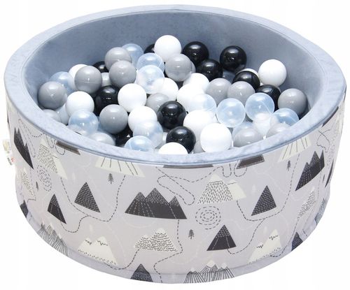 Suchy basen z piłkami kulkami 200szt dla dzieci piłeczkami 80x30 kojec na Arena.pl