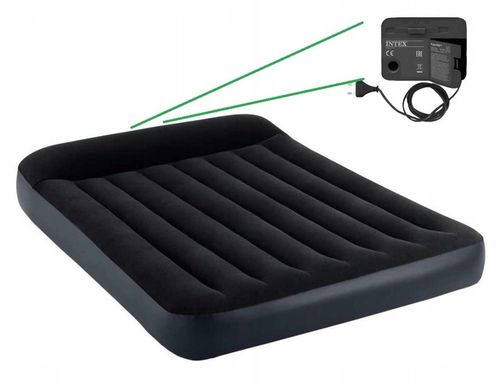 MATERAC DMUCHANY WELUR POMPKA 191x137 INTEX 64148 na Arena.pl