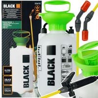OPRYSKIWACZ CIŚNIENIOWY RĘCZNY DO ROŚLIN 5L Z REGULOWANĄ LANCĄ BLACK