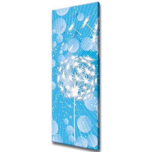 Obraz 40X100 Dmuchawce Abstrakcja Błękitne Tle na Arena.pl