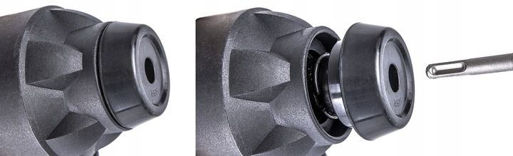 MŁOTOWIERTARKA MŁOT UDAROWY WUBER 2600 WIERTARKA SDS+ WALIZKA + DŁUTA zdjęcie 6