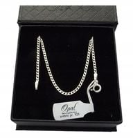 ŁAŃCUSZEK SREBRNY 925 PANCERKA 50 CM. PREZENT