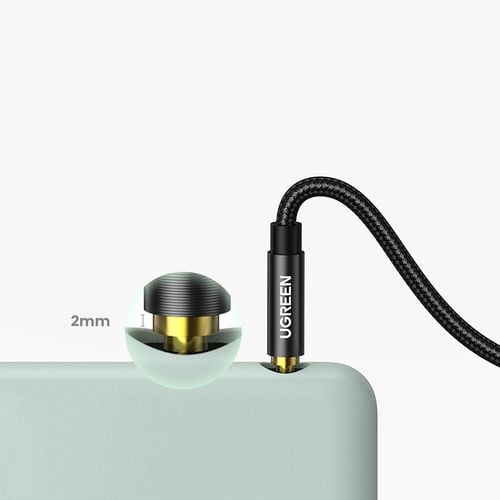 kabel przewód audio 2x mini jack 3.5mm 2m czarny na Arena.pl