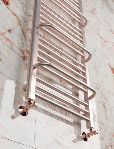 GRZEJNIK ŁAZIENKOWY POWER 1580x650 ZŁOTY RÓŻ zdjęcie 4