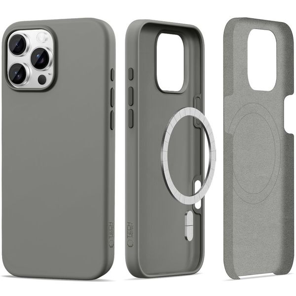 Etui Tech-Protect Silicone MagSafe DO iPhone 16 Pro Matte Clay zdjęcie 1