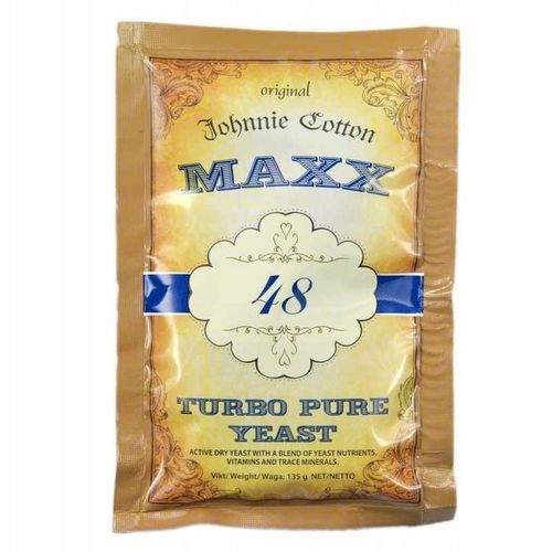 MAXX 48 TURBO PURE Drożdże Gorzelnicze 9kg 21% Moc / 10 SZT na Arena.pl