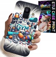 ETUI DO SAMSUNG A6 2018 - SIŁOWNIA GYM FITNESS SPORT CASE + SZKŁO