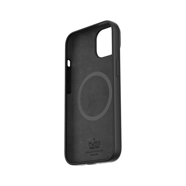 PURO ICON MAG - Etui iPhone 14 Plus MagSafe (Black) zdjęcie 1