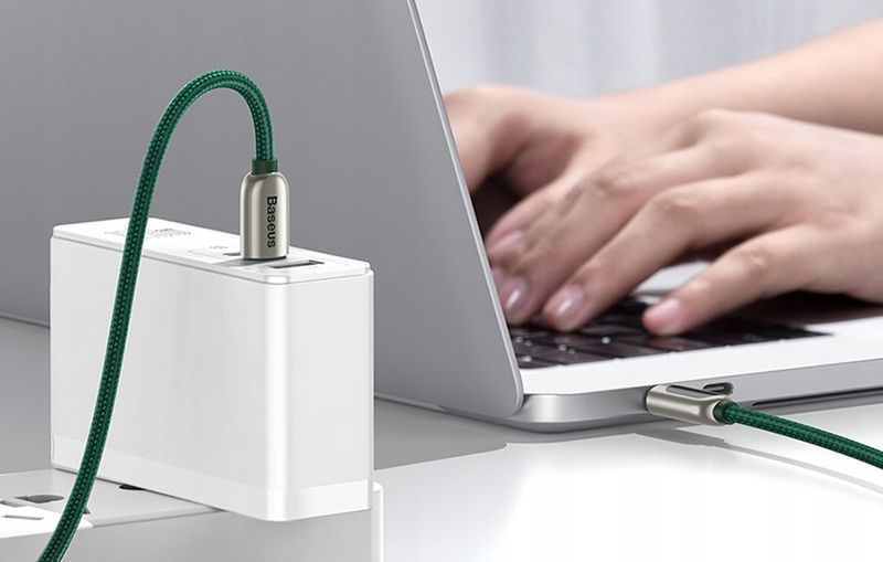 Kabel Baseus USB - USB typ C 2 m zielony zdjęcie 8
