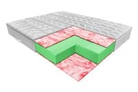 Materac piankowy Janpol METIS 140x200x25cm Silver Care