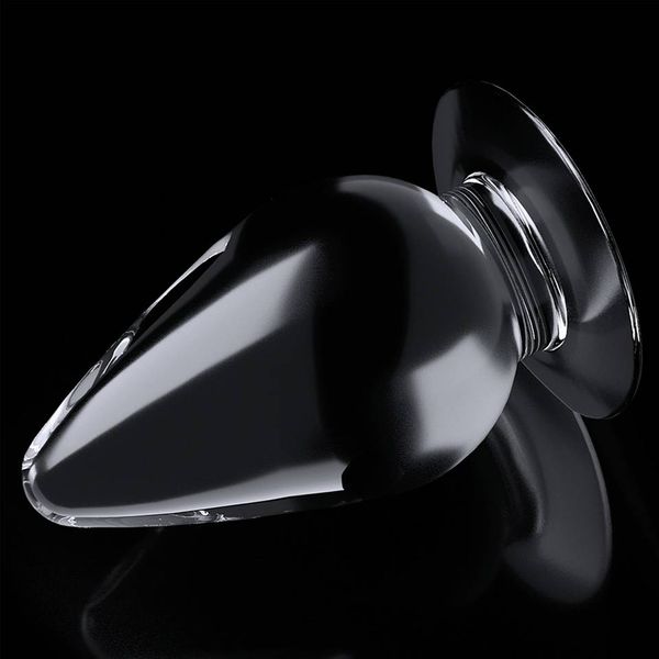 Duży Korek Analny Przezroczysty - Flawless Clear Anal Plug 4.5'' zdjęcie 3