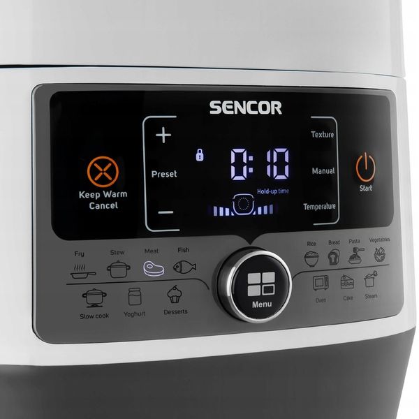 Multicooker szybkowar elektryczny 1000W 5,7L 14 PROGRAMÓW Sencor SPR 3600WH zdjęcie 14