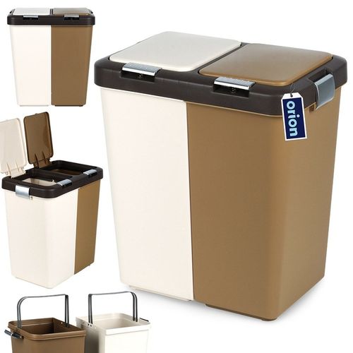 Kosz do segregacji odpadów plastikowy 2x20 l na Arena.pl