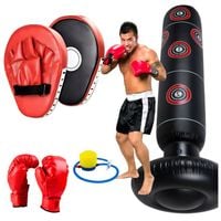 TARCZA ŁAPA BOKSERSKA 2szt. + Worek treningowy + do boks TRENUJ MMA