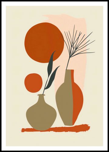 Plakat 68x98cm Wazy w Czerwieni na Arena.pl