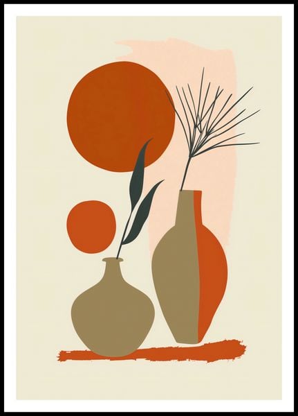 Plakat 68x98cm Wazy w Czerwieni zdjęcie 3