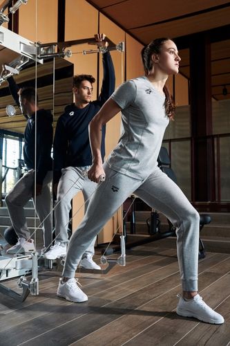 Spodnie dresowe portowe basen trening bawełniane unisex Team Solid Arena XL na Arena.pl