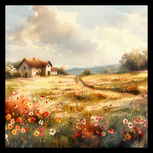 Plakat 40x40cm Sielski Domek na Arena.pl