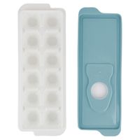 Foremka na Lód Forma Kostki Lodu do Mrożenia Kostek z Pokrywką