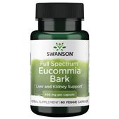SWANSON Full Spectrum Eucommia Bark 400 mg (60 kaps.)