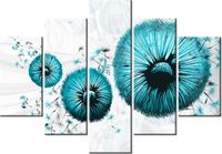 105CM 150CM OBRAZ 5 ELEM TURKUSOWE DMUCHAWCE DRUK